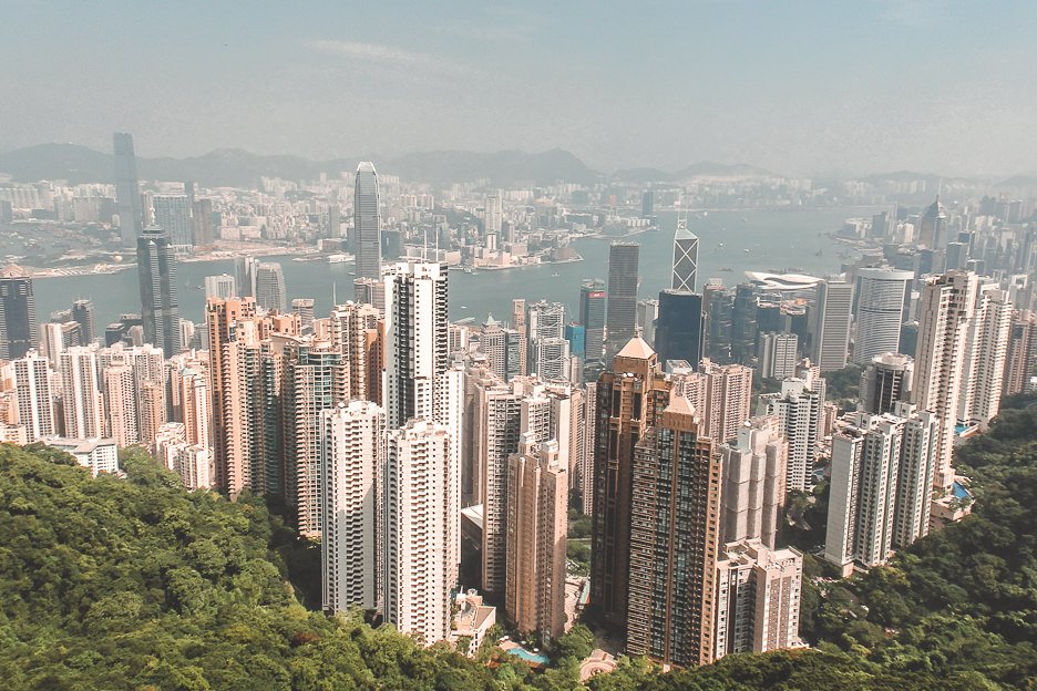 How To Spend 4 Days In Hong Kong 9 L View of Central from the top of Victoria Peak, Hong Kong