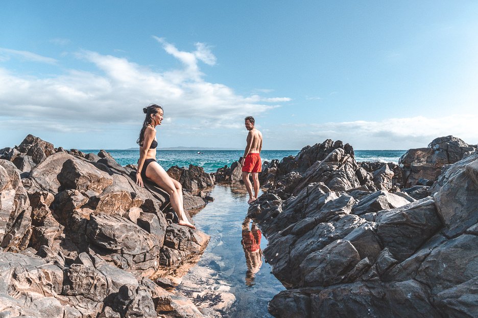 Awesome Day Trips From Brisbane 2 L Fairy pools in Noosa | free day trips from Brisbane