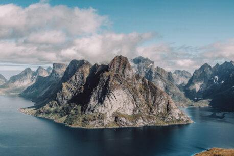 The mountains of Lofoten, Norway