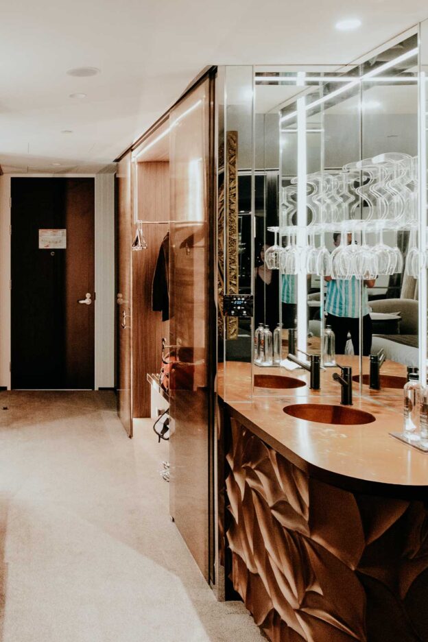 Inside a spacious King River City Suite, Emporium Hotel, South Brisbane