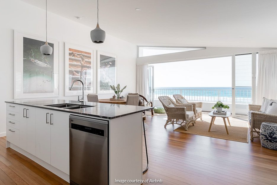 Gold Coast Airbnb 2 Beachfront Duplex, Bilinga | Airbnb Gold Coast Australia