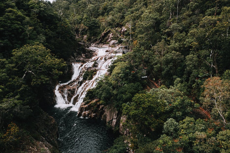 How To Get To Clamshell Falls 1 L Aerial view of Clamshell Falls