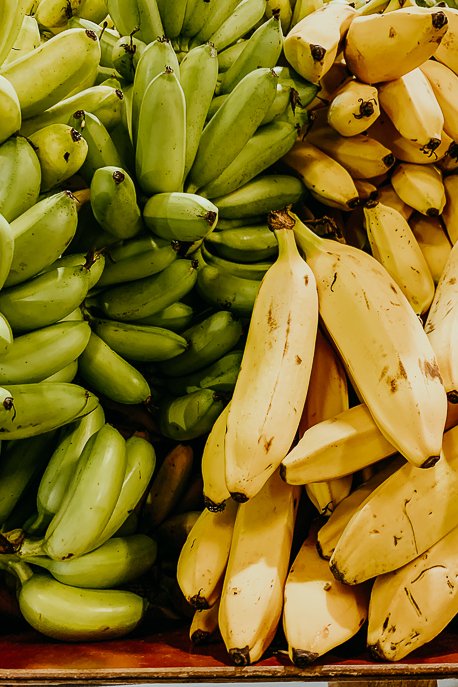 Far North Queensland Itinerary 2 P 1 tropical bananas at Rustys Market, Cairns