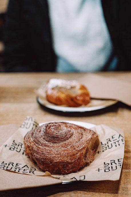 Breakfast pastries at Bread + Butter, Things To Do in Launceston