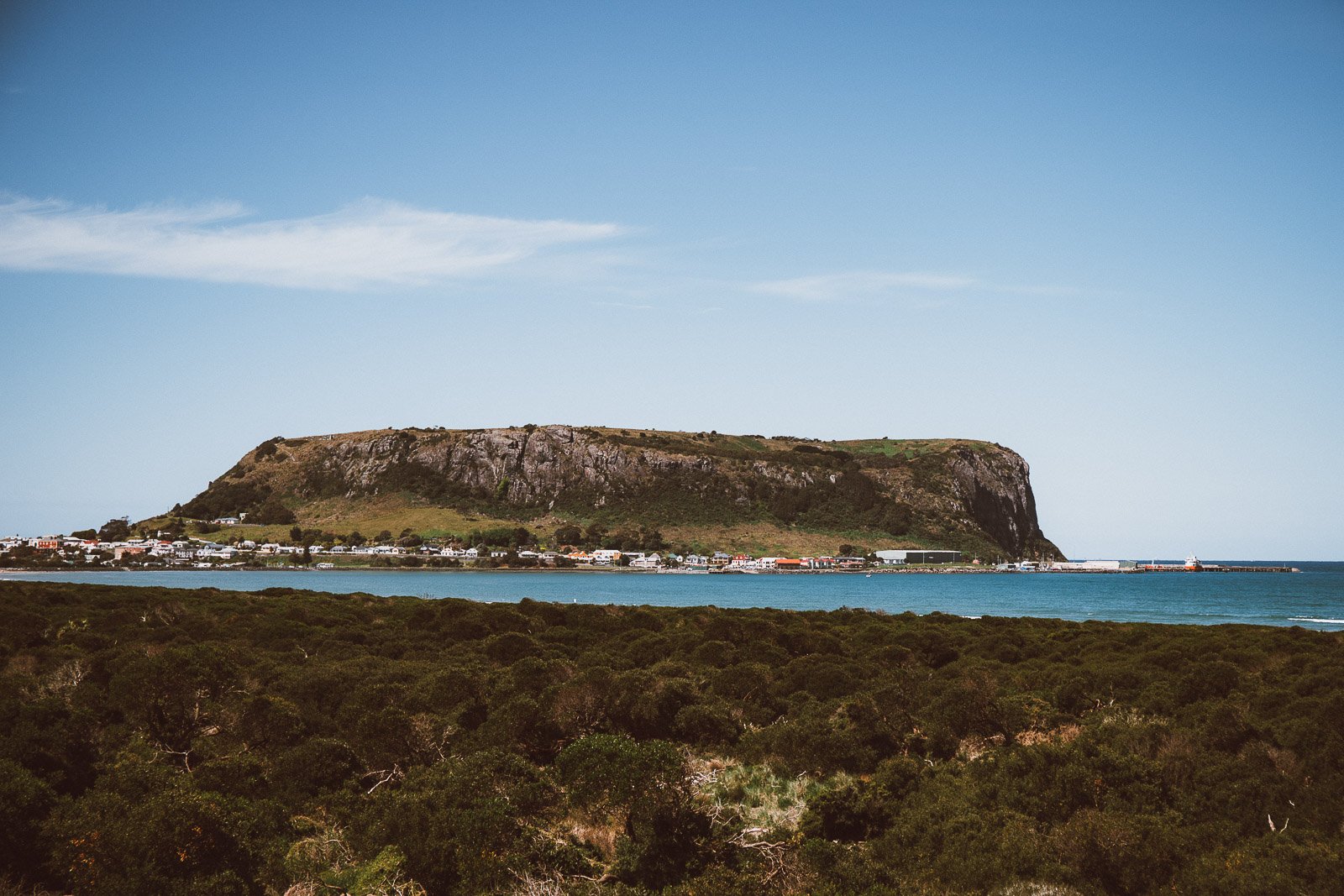 Clear view of The Nut from above Tallows Beach | Things to do in Stanley Tasmania
